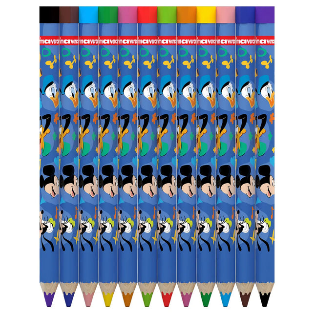 Colores Mickey Mouse Pre-School X12 Jumbo Niño
