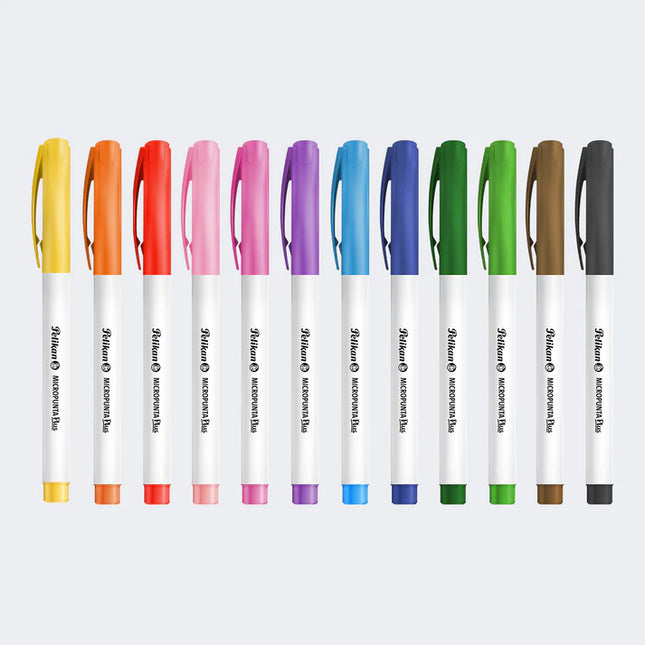 Micropunta Plus x12 | Marcadores Finos de Colores