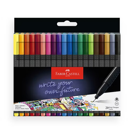 Micropuntas X20 | Set de Colores para Escritura y Dibujo