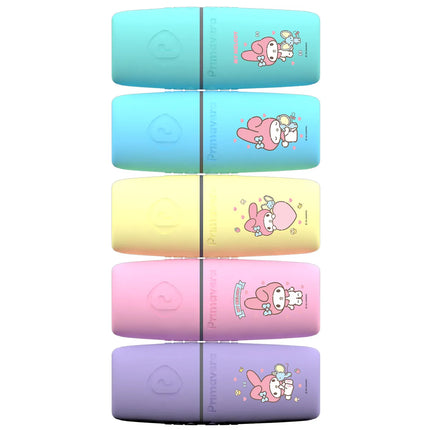 Resaltador My Melody x5 | Set de Colores Pastel