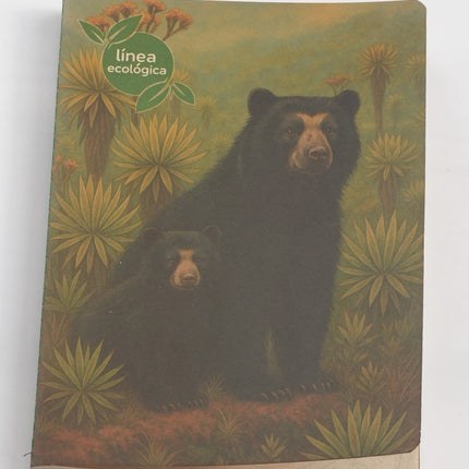 Cuaderno Ecológico Oso | Diseño Natural y Sostenible