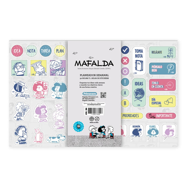 Planeador de Mesa Mafalda | Organización con Estilo