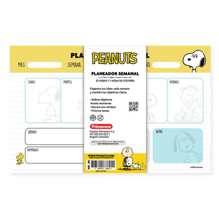 Planeador de Mesa Snoopy | Organización con Estilo