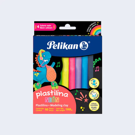 lastilina Neon Pelikan | Colores Brillantes