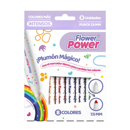 Plumón Mágico Flower Power | Efectos Creativos
