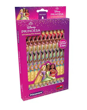 Colores Princesas Niña x12 Pre-School