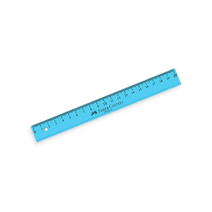 Regla 20 cm Escolar | Precisión para Medir y Dibujar