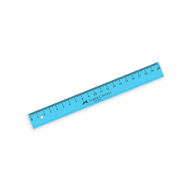 Regla 20 cm Escolar | Precisión para Medir y Dibujar