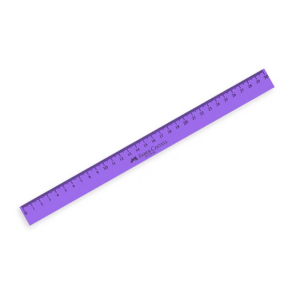 Regla 30 cm Escolar | Precisión para Medir y Trazar