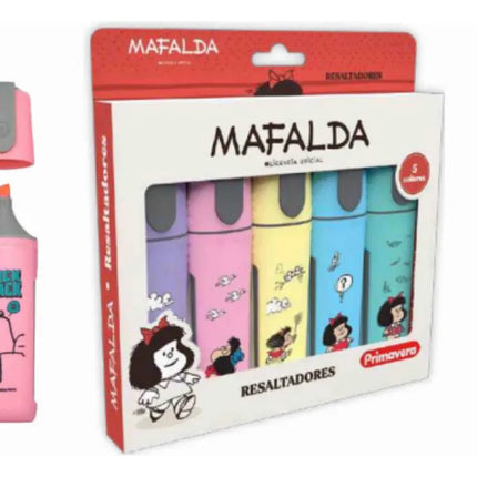 Resaltadores Mafalda | Colores para Estudio y Notas