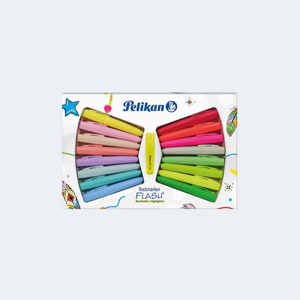 Textmarker Flash Búho Pelikan | Set de Resaltadores