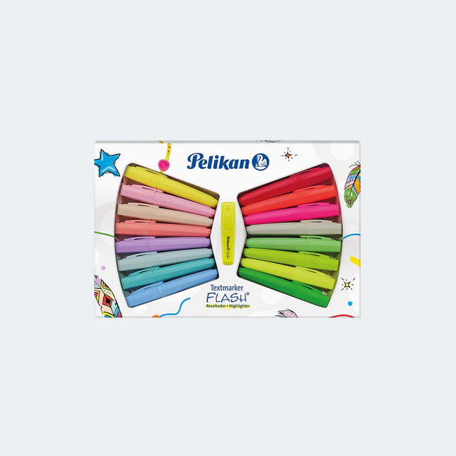 Textmarker Flash Búho Pelikan | Set de Resaltadores