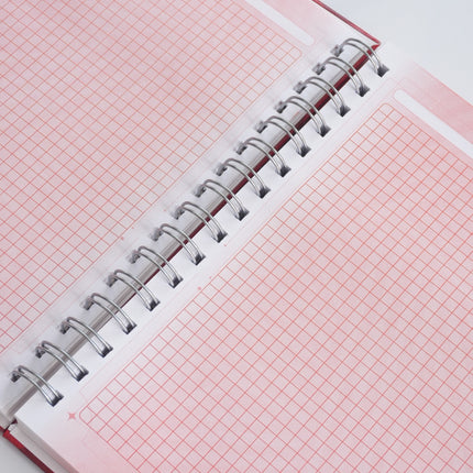 Cuaderno con Hojas Rojas | Creatividad y Estilo Único