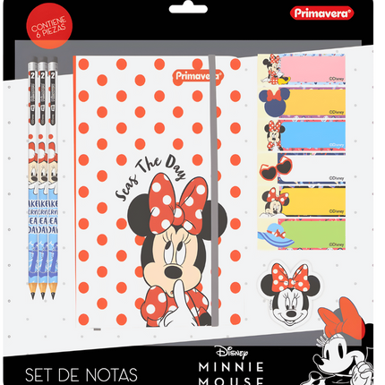 Set de Notas Minnie Mouse | Notas Adhesivas Cute