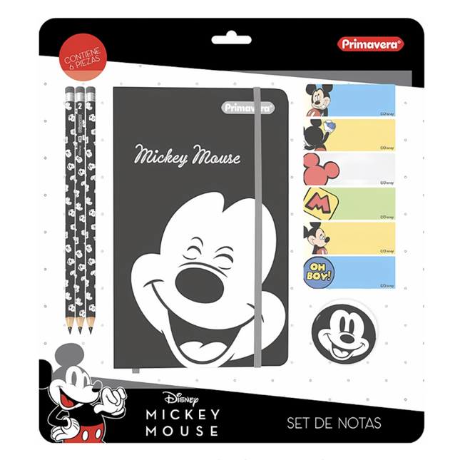 Set de Notas de Mickey Mouse Primavera | Papelería
