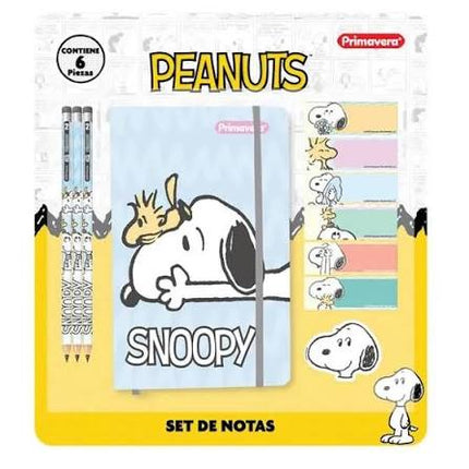 Set de Notas Snoopy Primavera | Papelería Creativa