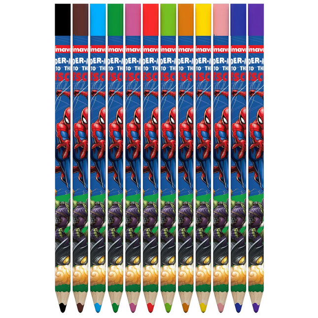 Colores Spiderman Niño x12