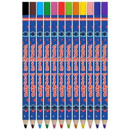 Colores Stitch Niña X12