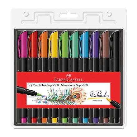 Marcadores Super Soft X10 | Colores Intensos y Suaves