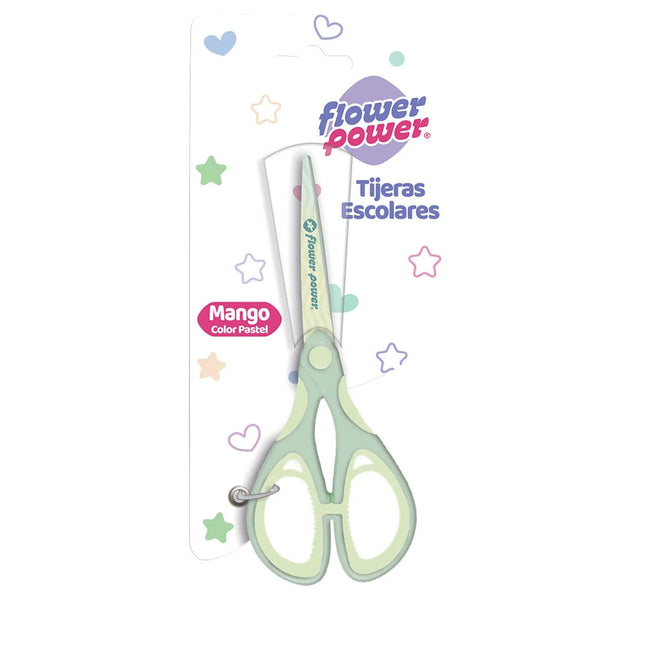 Tijeras Escolares Flower Power | Seguras y Resistentes