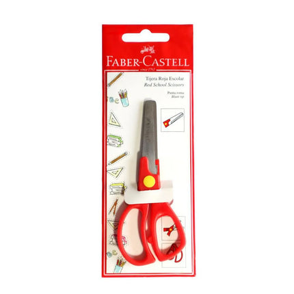 Tijera Faber-Castell Escolar | Precisión y Seguridad