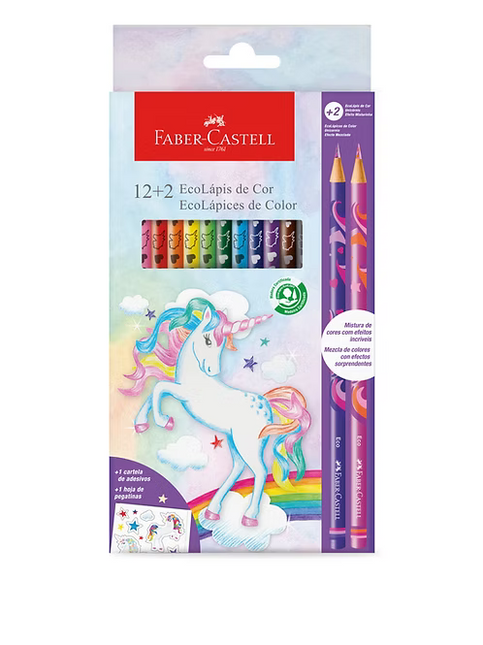 Colores Unicornio X12+2 Efecto Multicolor | Creatividad