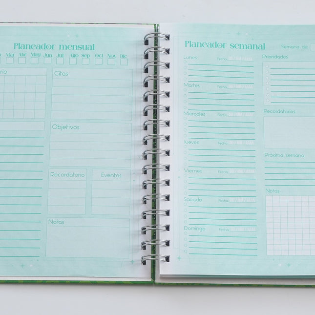 Cuaderno de Hojas Verdes | Creatividad y Organización